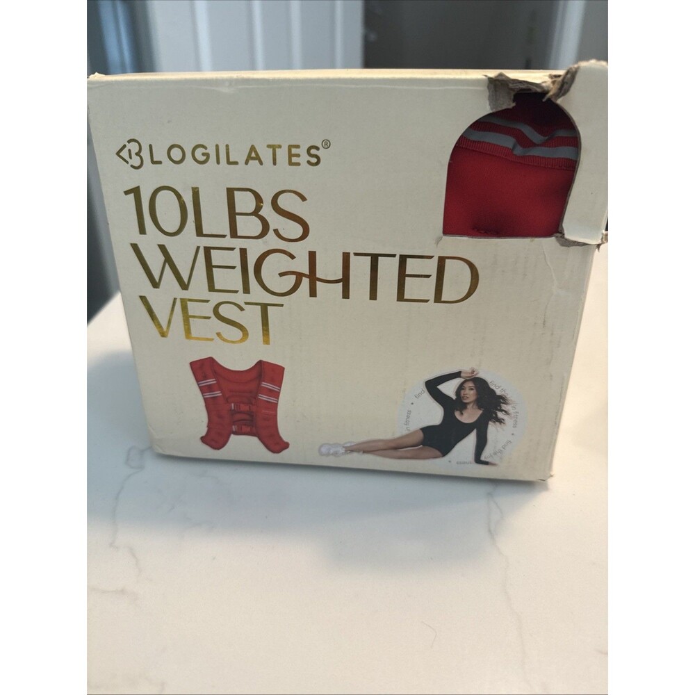 Blogilates Weighted Workout Vest, Strength Training Fitness Body Weight Vest